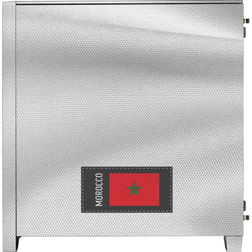 Morocco Soccer Flag Corsair 4000D Tempered Glass Mid-Tower ATX Case Skin