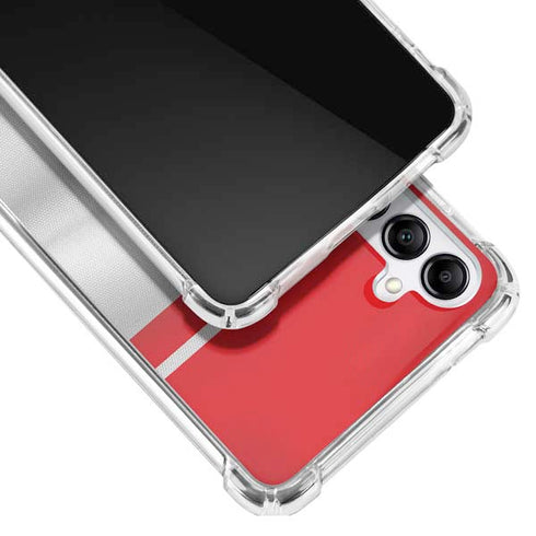 Morocco Soccer Flag Galaxy A14 5G Clear Case