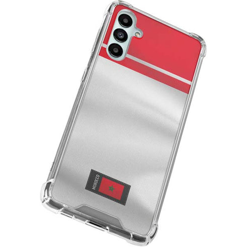 Morocco Soccer Flag Galaxy A15 5G Clear Case