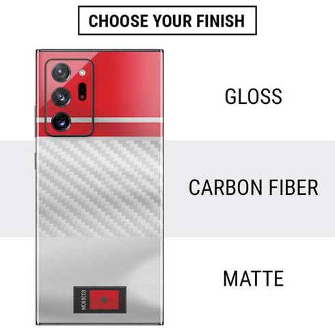 Morocco Soccer Flag Galaxy Note20 Ultra 5G Skin