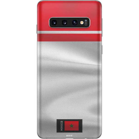 Morocco Soccer Flag Galaxy S10 Skin
