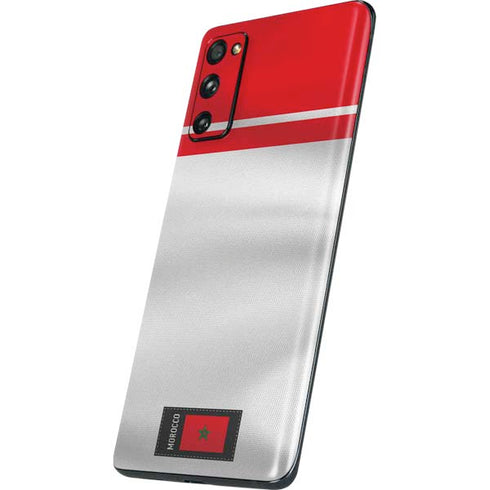Morocco Soccer Flag Galaxy S20 Fan Edition Skin