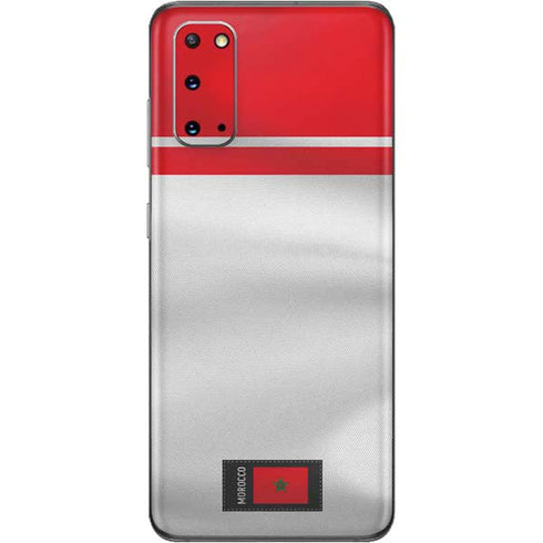 Morocco Soccer Flag Galaxy S20 Skin