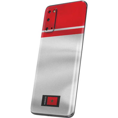 Morocco Soccer Flag Galaxy S20 Skin