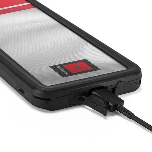 Morocco Soccer Flag Galaxy S20 Waterproof Case