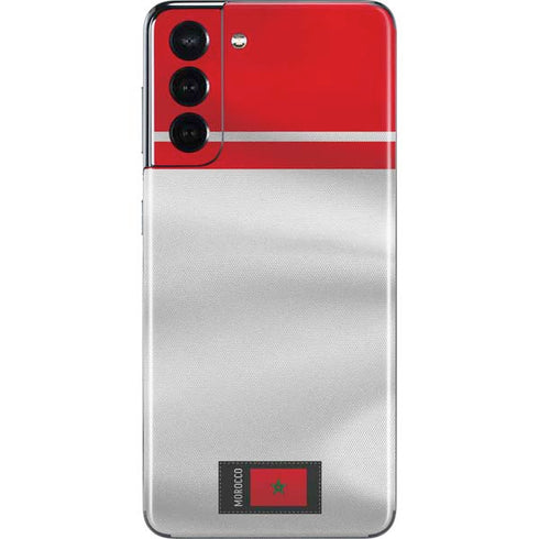Morocco Soccer Flag Galaxy S21 5G Skin