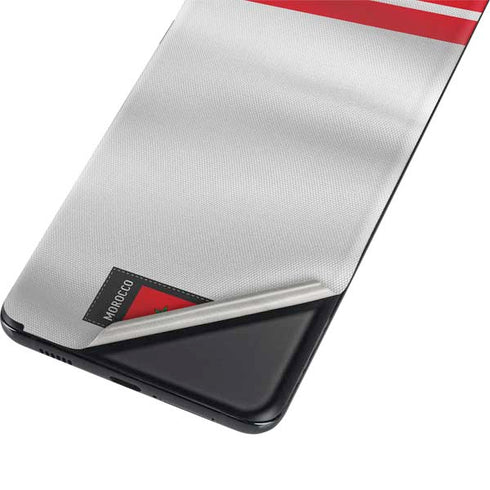 Morocco Soccer Flag Galaxy S21 Plus 5G Skin