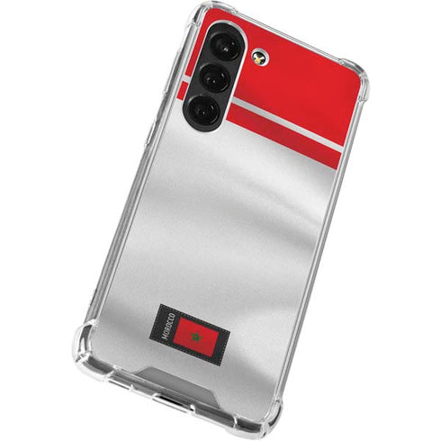 Morocco Soccer Flag Galaxy S23 Clear Case