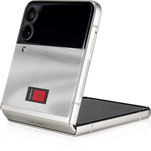 Morocco Soccer Flag Galaxy Z Flip4 5G Skin