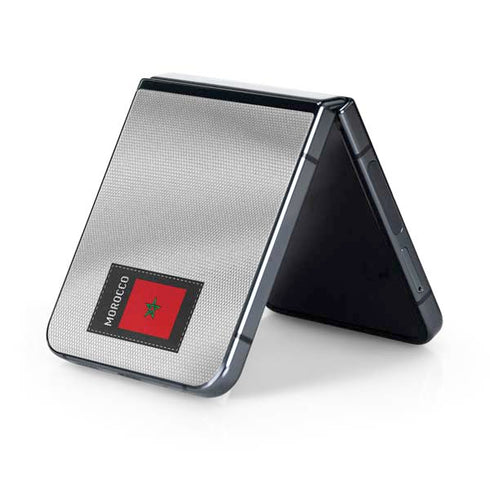 Morocco Soccer Flag Galaxy Z Flip5 5G Skin