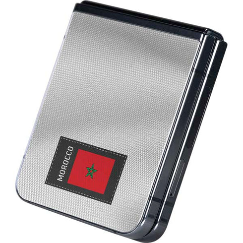 Morocco Soccer Flag Galaxy Z Flip5 5G Skin