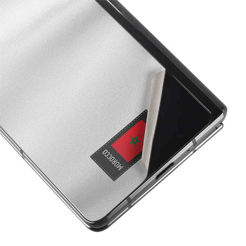 Morocco Soccer Flag Galaxy Z Fold2 5G Skin