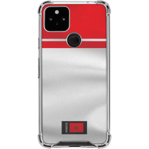 Morocco Soccer Flag Google Pixel 4a 5G Clear Case