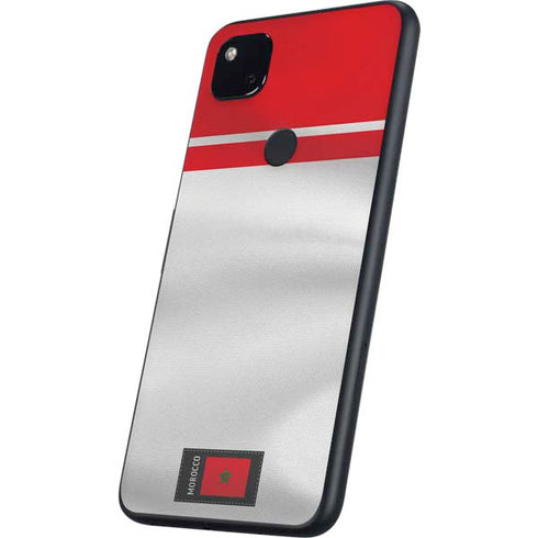 Morocco Soccer Flag Google Pixel 4a Skin
