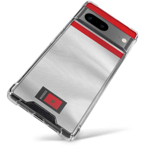 Morocco Soccer Flag Google Pixel 8 Clear Case