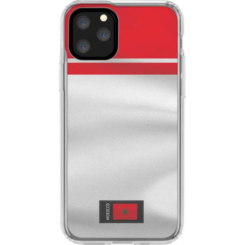 Morocco Soccer Flag iPhone 11 Pro Clear Case