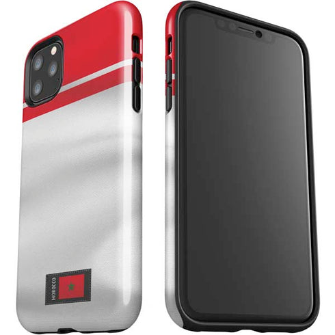 Morocco Soccer Flag iPhone 11 Pro Max Impact Case