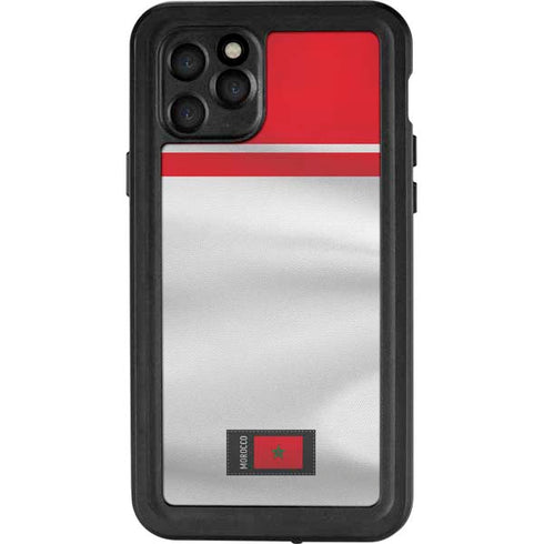 Morocco Soccer Flag iPhone 11 Pro Waterproof Case