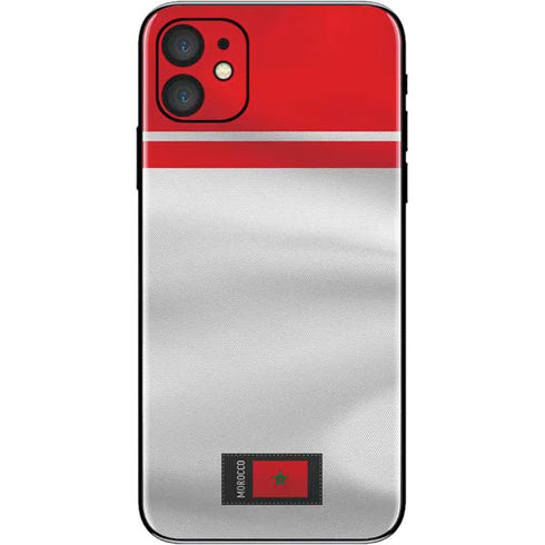 Morocco Soccer Flag iPhone 11 Skin