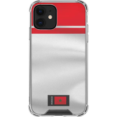 Morocco Soccer Flag iPhone 12 Clear Case