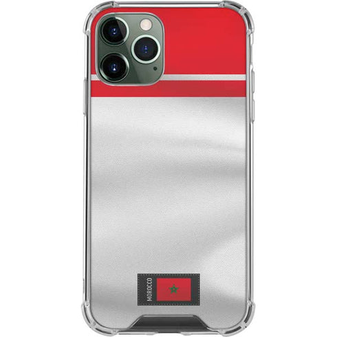 Morocco Soccer Flag iPhone 12 Pro Clear Case