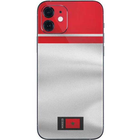 Morocco Soccer Flag iPhone 12 Skin
