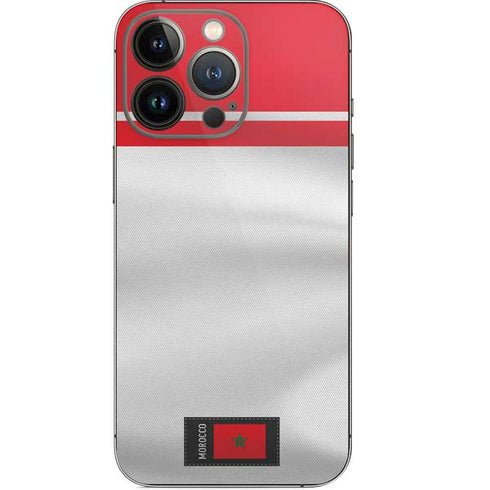 Morocco Soccer Flag iPhone 13 Pro Skin