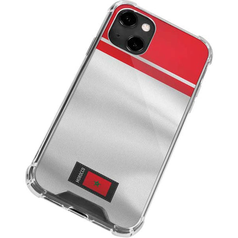 Morocco Soccer Flag iPhone 14 Clear Case