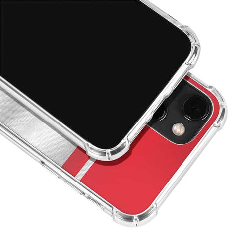 Morocco Soccer Flag iPhone 15 Plus Clear Case