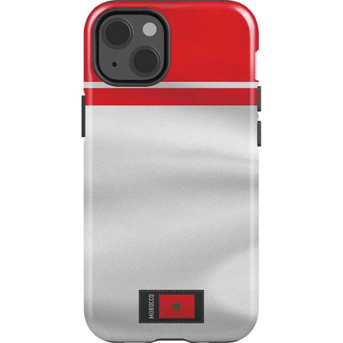Morocco Soccer Flag iPhone 15 Impact Case