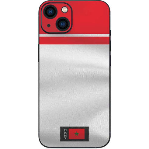 Morocco Soccer Flag iPhone 15 Plus Skin