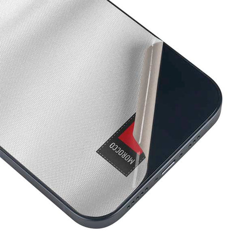 Morocco Soccer Flag iPhone 15 Plus Skin