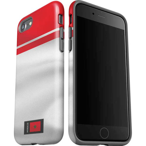 Morocco Soccer Flag iPhone SE (2nd & 3rd Gen) Pro Case