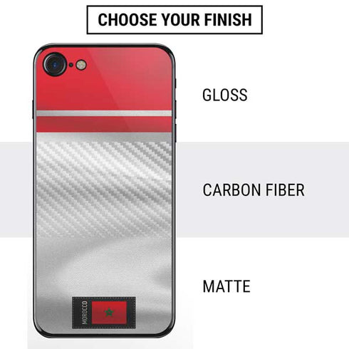 Morocco Soccer Flag iPhone SE (2nd & 3rd Gen) Skin