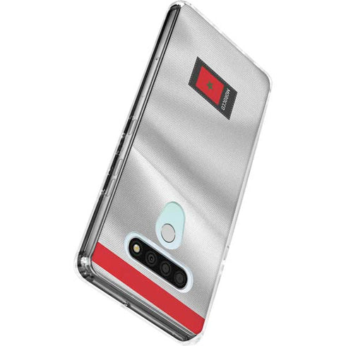 Morocco Soccer Flag LG Stylo 6 Clear Case