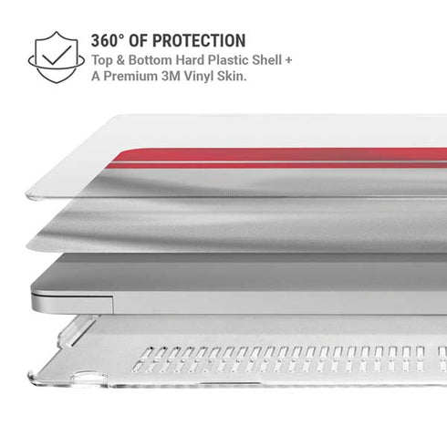 Morocco Soccer Flag MacBook Pro 13in (2020) Case plus Skin