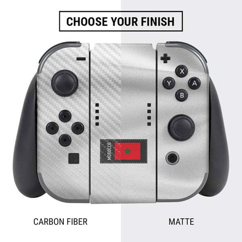 Morocco Soccer Flag Nintendo Switch Bundle Skin