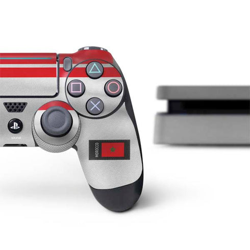 Morocco Soccer Flag PS4 Slim Bundle Skin