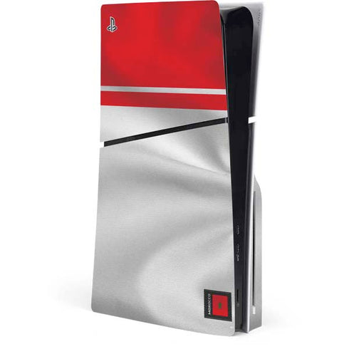 Morocco Soccer Flag PS5 Slim Disk Console Skin