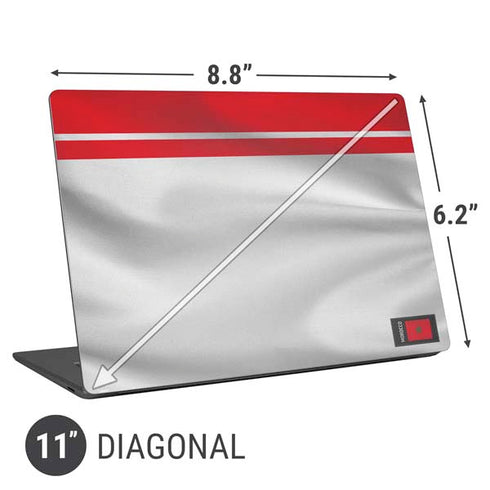 Morocco Soccer Flag Universal Laptop 11in (8.8 x 6.2in) Skin