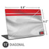 Morocco Soccer Flag Universal Laptop 11in (8.8 x 6.2in) Skin
