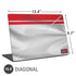 Morocco Soccer Flag Universal Laptop 16.6in (13.4 x 9.7in) Skin