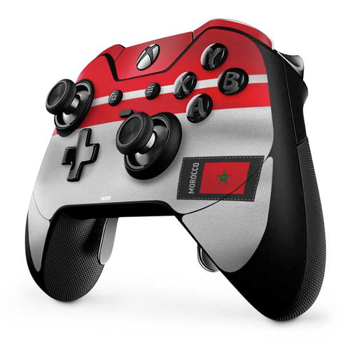 Morocco Soccer Flag Xbox One Elite Controller Skin