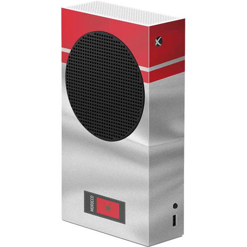 Morocco Soccer Flag Xbox Series S Console Skin