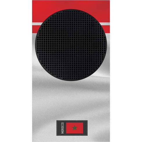 Morocco Soccer Flag Xbox Series S Console Skin