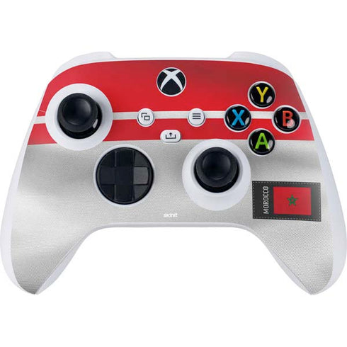 Morocco Soccer Flag Xbox Series S Controller Skin