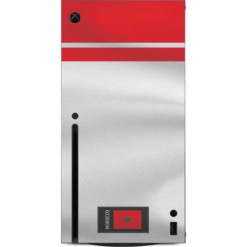 Morocco Soccer Flag Xbox Series X Console Skin