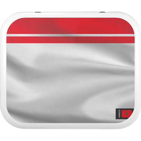 Morocco Soccer Flag YETI Roadie 24 Hard Cooler Skin
