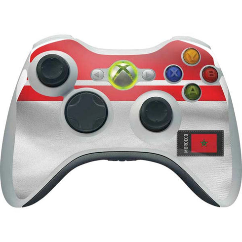 Morocco Soccer Flag Xbox 360 Wireless Controller Skin