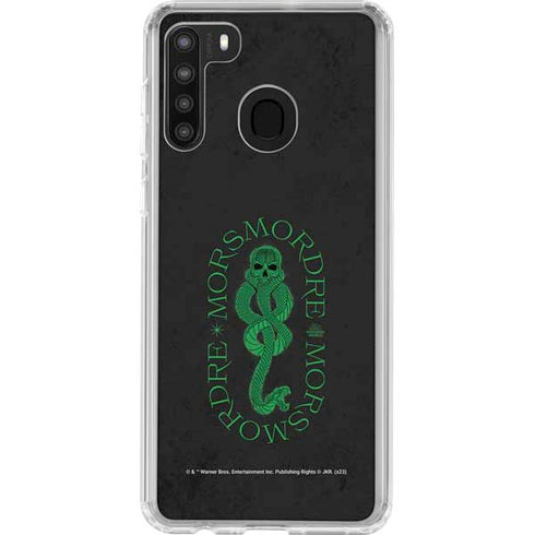 Wizarding Worlds Harry Potter Morsmorder Death Eater Dark Mark Galaxy A21 Clear Case